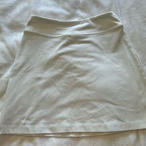 Athleta athletic skirt with pocket, white, size XXS